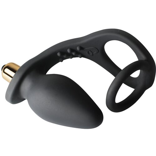 Rocks Off RO-ZEN dvostruki prsten za penis s analnim vibratorom Slike