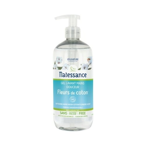 Natessance Gel za umivanje rok bombaž Slike