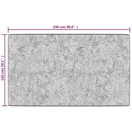 VidaXL Preproga pralna krpanka večbarvna 150x230 cm protizdrsna Slike