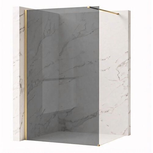 Rea Stena za prhanje Flexi Grey / Brush Gold 80 Cene