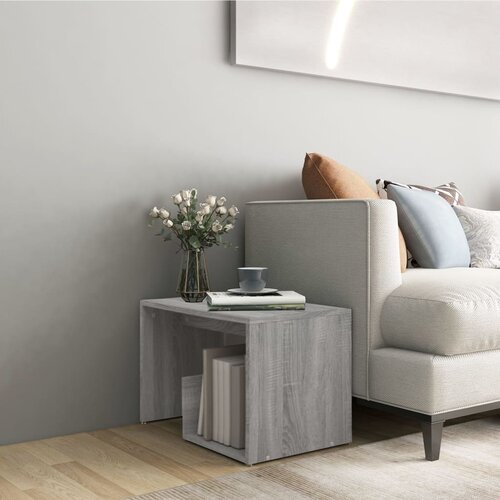 vidaXL Bočni stolić boja hrasta 59 x 36 x 38 cm od konstruiranog drva Cijene