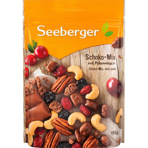 Seeberger Čokoladni miks s pekan orasima - 150 g Cijene