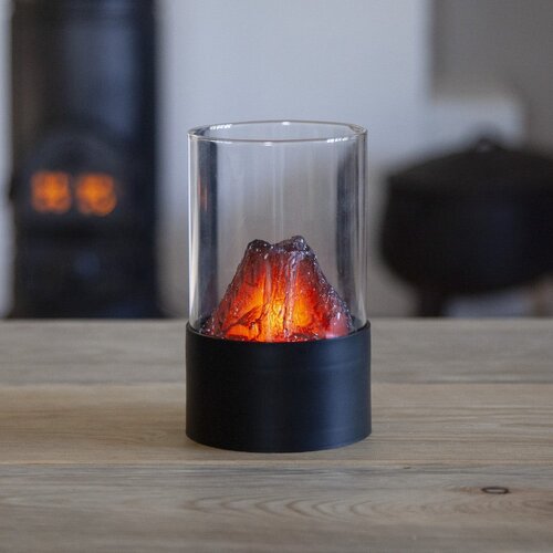 Star Trading Svijetleći LED ukras s imitacijom plamena Fireplace, visina 13,5 cm Slike
