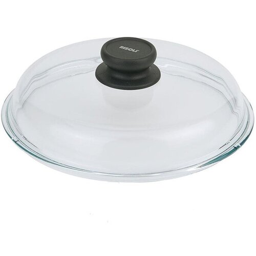 Risoli Gourmet steklen pokrov Bohemia 24cm, črn ročaj, steklo Cene