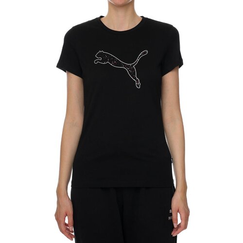 Puma Ženska majica Power Graphic Stardust W 848826-01 crna Slike