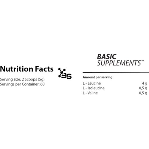Basic Supplements bcaa pro 8:1:1 &amp;ndash; napredna formula za mi&amp;scaron;ićni oporavak i rast neutralan Slike