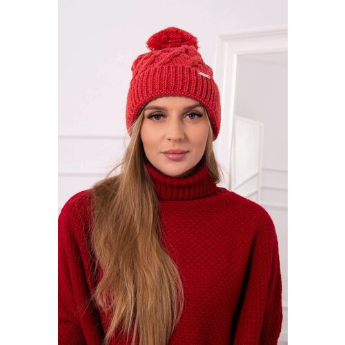Kesi Cap with fleece Wanda K281 red Cijene