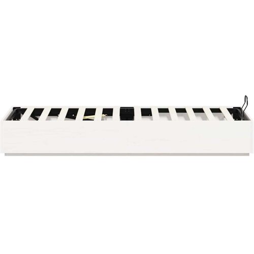  Otoman krevet s pohranom Bijeli 80 x 200 cm Masivna borovina - Bijeli 80 x 200 cm Slike