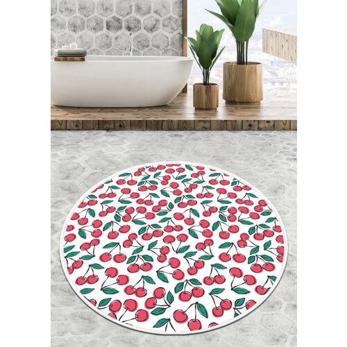 L'essentiel Maison kupatilski otirač ciliegia, 80cm, belo-crveni Slike