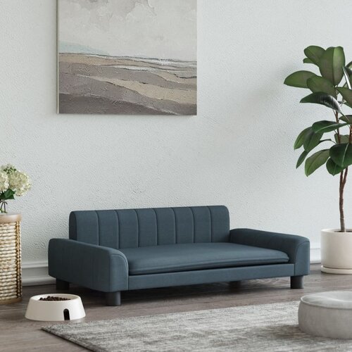 vidaXL Pasja postelja temno siva 90x53x30 cm blago Cene