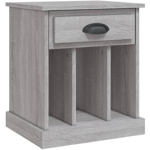 Maison Chic Nočna omarica - Nočna miza Siva sonoma 43x36x50 cm, (21690539) Cene