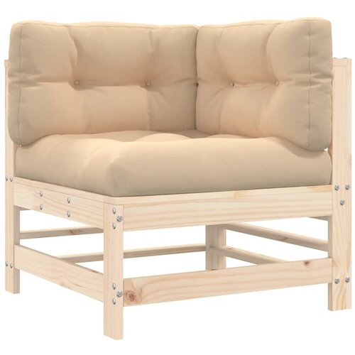 Maison Chic Kotni kavč - Sofa - Kanape z blazinami trdna borovina, (21726454) Cene
