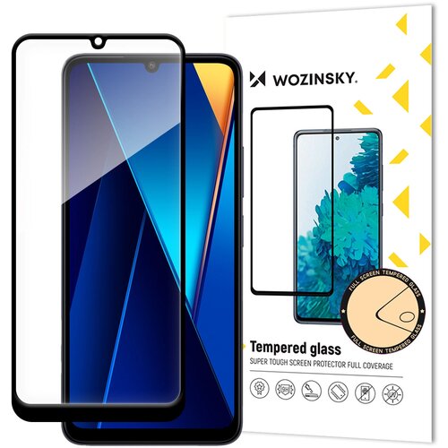 Wozinsky KALJENO STEKLO POLNO LEPILO Z OKVIRJEM ZA XIAOMI POCO C65/REDMI 13C, (21833107) Slike