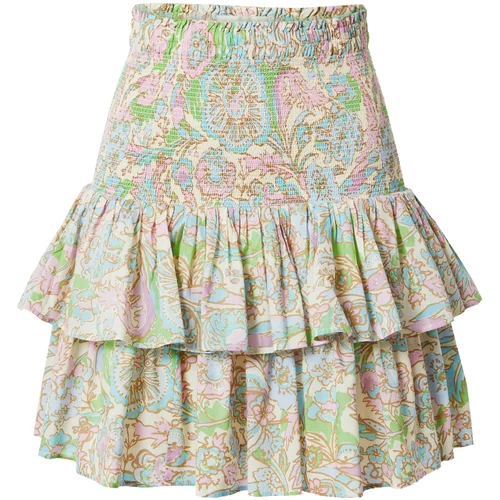 Fabienne Chapot Suknja 'Mary' pijesak / svijetloplava / svijetlozelena / lila