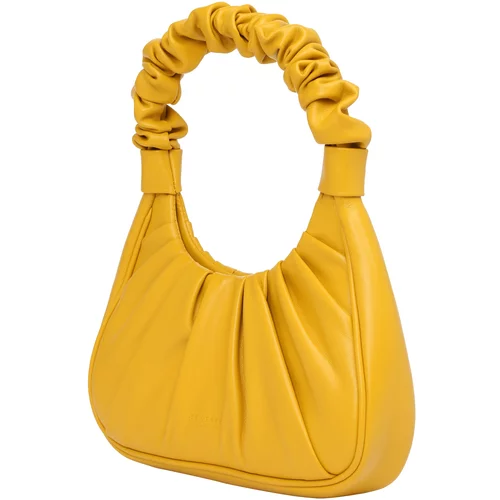 Seidenfelt Manufaktur Ročna torbica 'Elnes' zlato-rumena