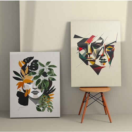 Wallity zidna dekoracija 2KNV4329, 70 x 100cm, 2 komada Cene