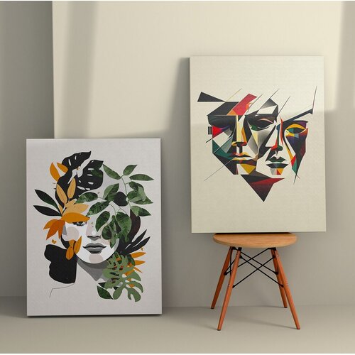 Wallity Zidna dekoracija 2KNV4329, 70 x 100cm, 2 komada Cijene