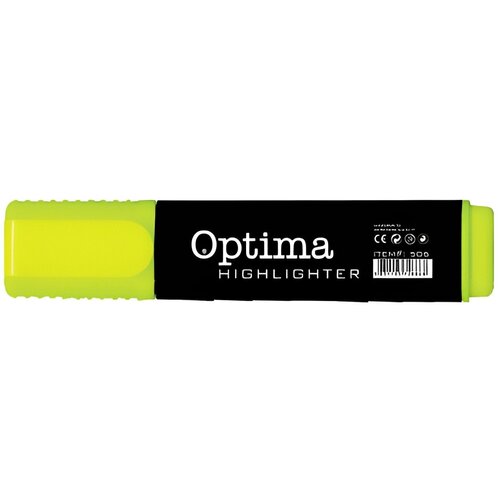 Optima tekst marker žuti 1kom Slike