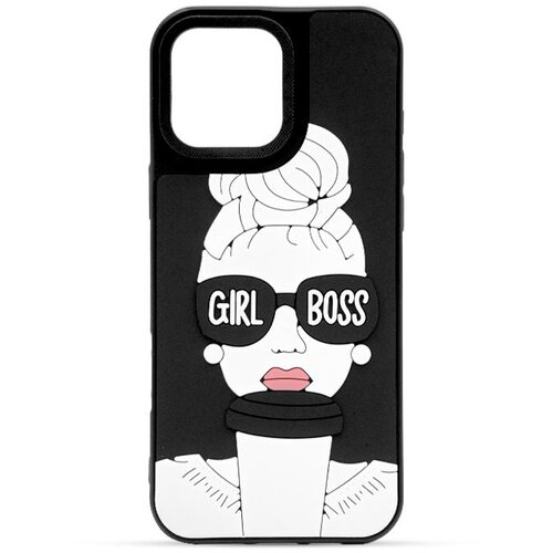  Futrola 3D Protect za Iphone 16 Pro Max DZ2/4, Crno-bela Cene