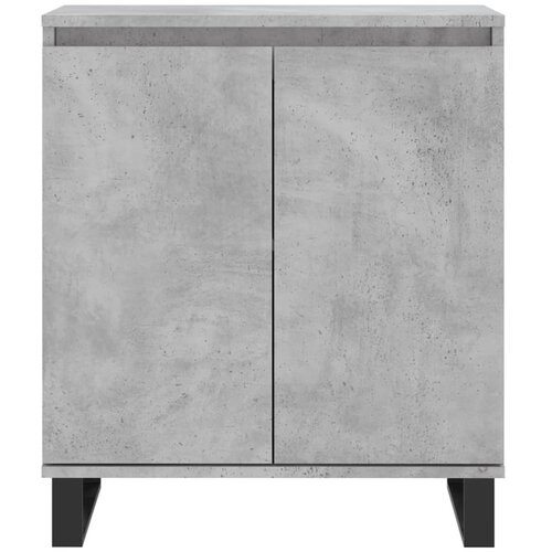  Komoda siva boja betona 60x35x70 cm od konstruiranog drva Slike