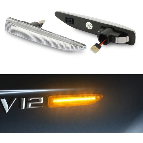  LED Dinamički migavci za BMW Serija 7 E65, E66, Providni Slike