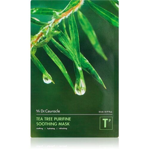 Dr.Ceuracle Tea Tree Purifine pomirjevalna tekstilna maska za problematično kožo, akne 23 ml Cene