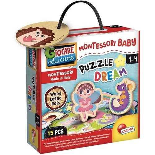 Lisciani Montessori Wood puzzle snovi Slike