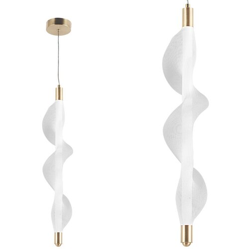 Toolight LED svijetiljka G008-1CP WHITE/GOLD Slike