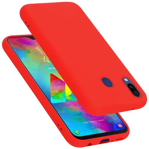 Cadorabo Ohi&amp;scaron;je, združljiv s Samsungom v tekoči rdeči barvi - za&amp;scaron;čitni pokrov iz fleksibilnega silikona TPU, (20583394) Slike