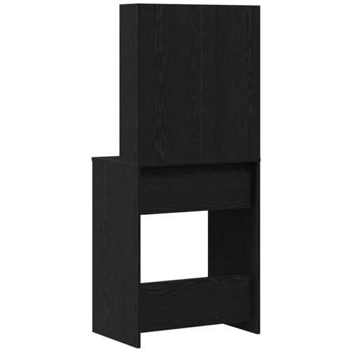  Toaletni stol Crni hrast 60 x 40 x 140 cm Konstruirano drvo Slike