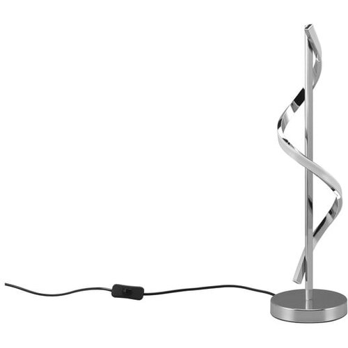 Tri O LED namizna svetilka v sijajno srebrni barvi (višina 56 cm) Isabel – Cene