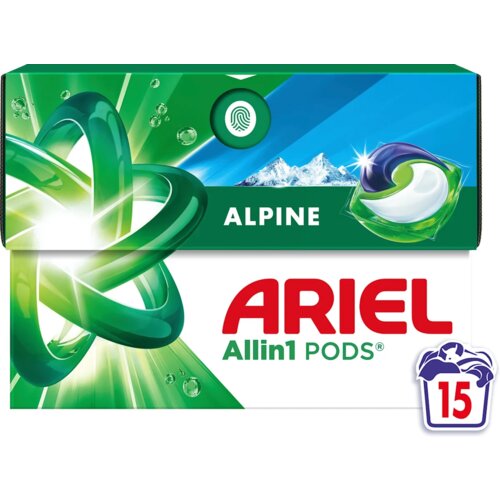 Ariel All in one PODS® Alpine kapsule za pranje veša, 15kom Cene
