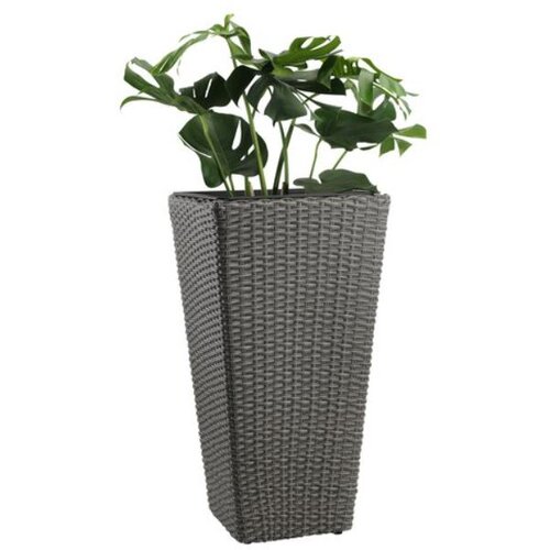 Olimp Sport Baštenska saksija 36x36x70 Siva Cene