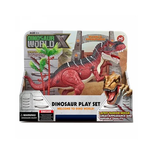 T-rex crveni sa zvučnim i svetlosnim efektima Slike