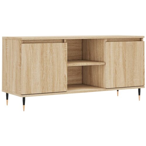 VidaXL TV omarica sonoma hrast 104x35x50 cm inženirski les, (20912763) Slike