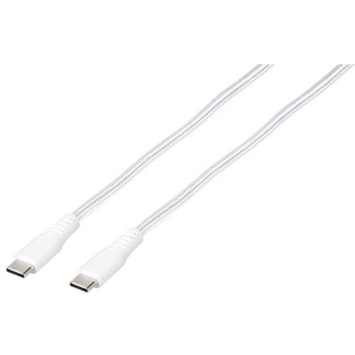 Vivanco Kabel 62397, USB Type-C na USB Type-C, 0.5m, pleteni, bijeli Cijene