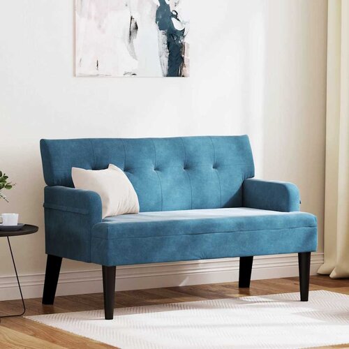  Chesterfield klupa Plava 112 x 65,5 x 75 cm Bar&scaron;un Cijene