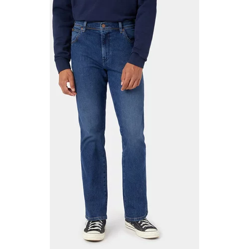 Wrangler Jeans hlače Texas 112335241 Modra Straight Leg