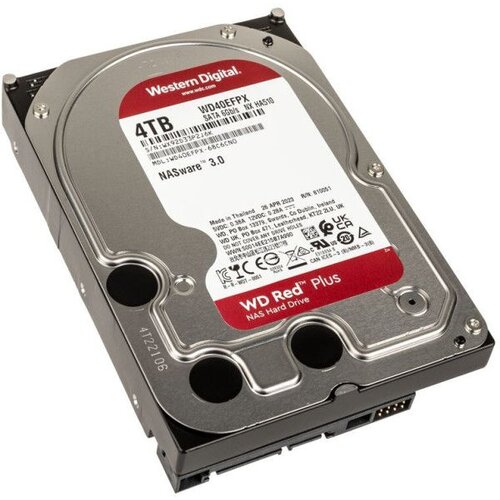 Western Digital Hard disk 4TB Red Plus WD40EFPX SATA 6GB/s Cene
