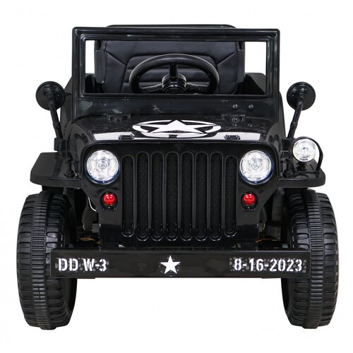  Otro&amp;scaron;ki avto na akumulator Retro Military 4x4 - črni Slike