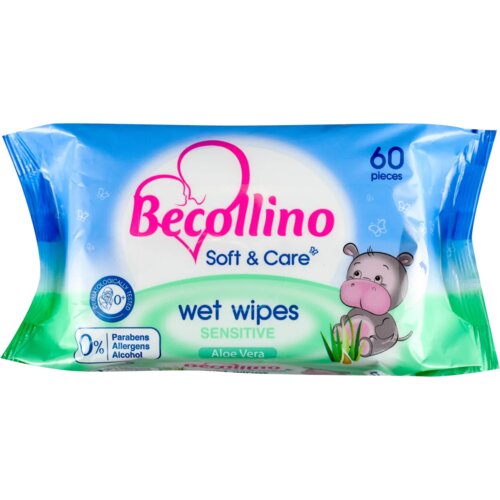Becollino Vlažne maramice Soft & care 60kom Cene
