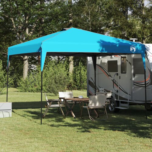 vidaXL Šator s nadstrešnicom Plava 300 x 300 x 227 / 236 / 245 cm Cijene