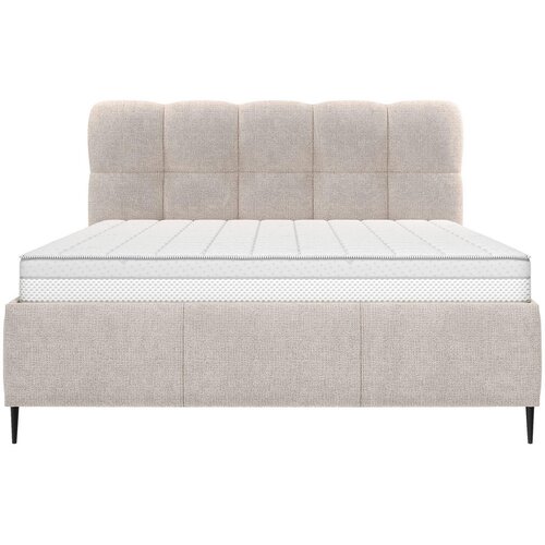 Boxxx OBLAZINJENA POSTELJA 140 cm x 200 cm , tekstil bež Slike