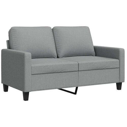  Dvosjed od tkanine svjetlosivi 120 cm Siva Slike