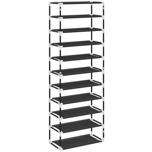  za cipele od tkanine crni 60 x 30 x 166 cm Slike