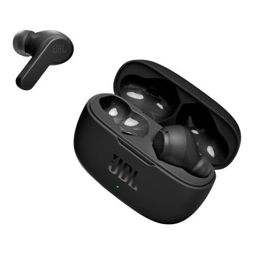 Jbl W200 tws black in-ear bt slušalice sa futrolom za punjenje, true wireless, crne Slike