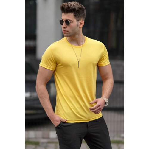Madmext T-Shirt - Yellow - Fitted Slike