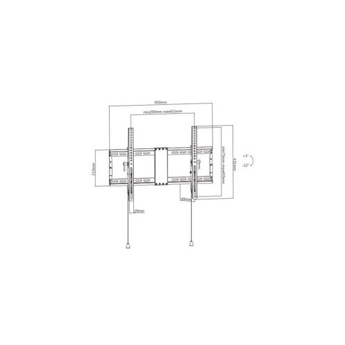  Zidni nosač GEMBIRD WM-80T-01 nagib, 37&amp;rdquo;-80&amp;rdquo; Slike