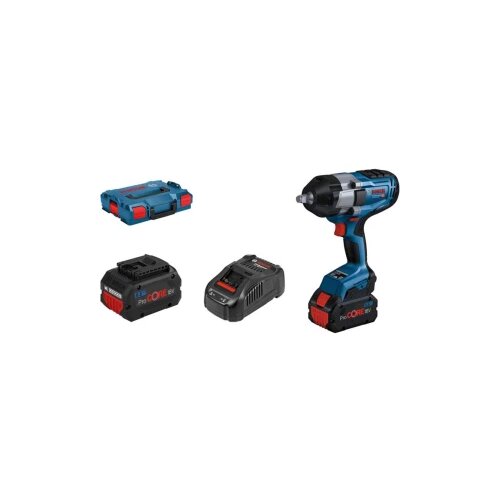 Bosch GDS 18V-1000 06019J8303 aku- udarni stezač 18 V 5.5 Ah li-ion uklj. 2 akumulatora, uklj. punjač, uklj. kofer Cijene