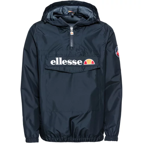 Ellesse Prijelazna jakna 'Mont 2' mornarsko plava / narančasta / svijetlocrvena / bijela